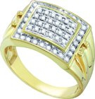 0.50 CT Diamond Cluster Mens Ring  CSS9926